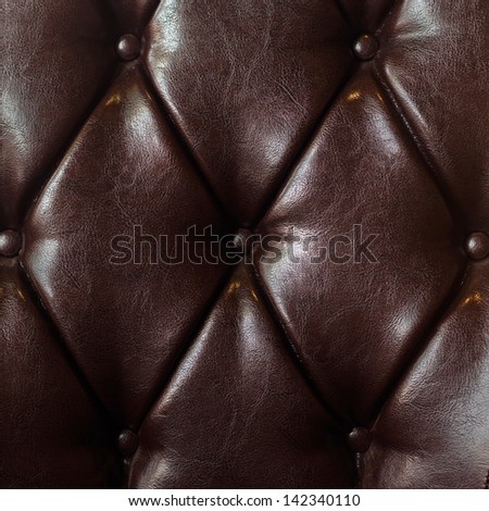 Luxury brown leather close-up background with great detail for background, check my port for a seamless version