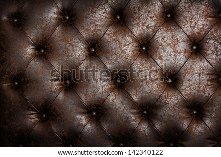 Luxury brown leather close-up background with great detail for background, check my port for a seamless version