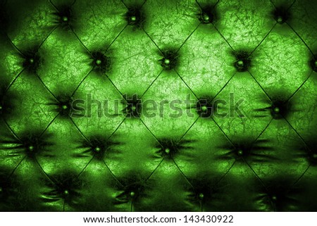 Luxury Emerald leather close-up background with great detail for background, check my port for a seamless version