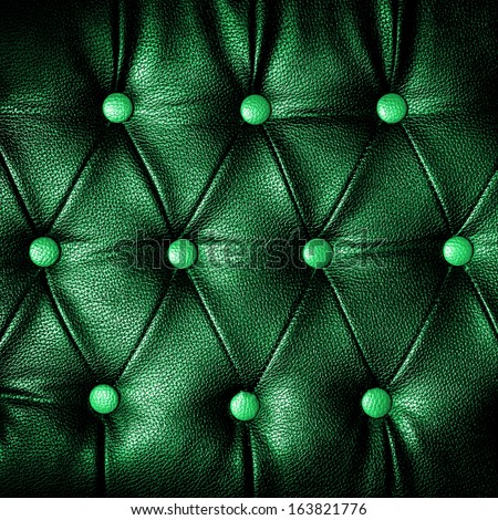 abstract Square Emerald Leather against dots background