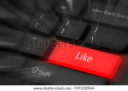 Like button keyboard