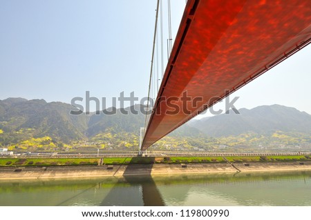 Bridge Over Yangtze River Downstream From Three Gorges Dam - Sandouping, Yichang, China