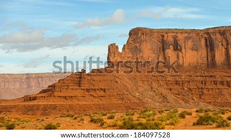 Sentinel Mesa - Monument Valley, Navajo Tribal Park, Arizona