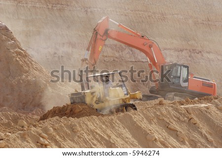Earth-movers at work