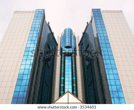 a high tech building
