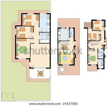 Duplex House Plans on Duplex House Plans For Mupltiple Family Dwellings