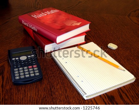 Books and study materials. 
