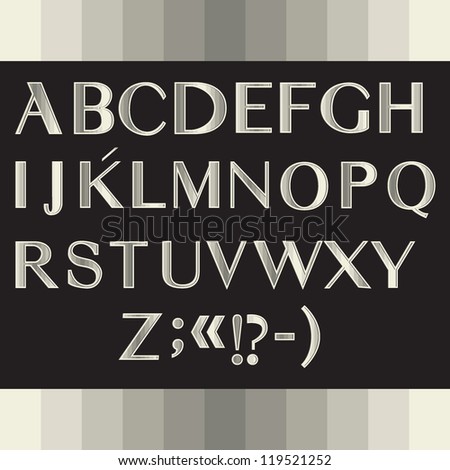 Alphabet with shiny texture Holiday font Alphabet with shiny texture Holiday font