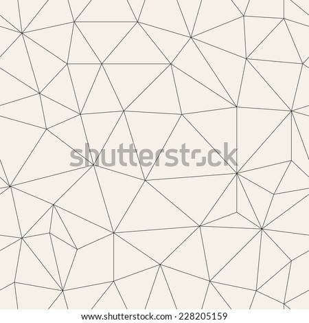 Vector seamless pattern. Irregular abstract linear grid. Graphical hand drawn background. Reticulated monochrome texture