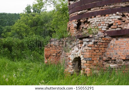 an abandoned brick factory