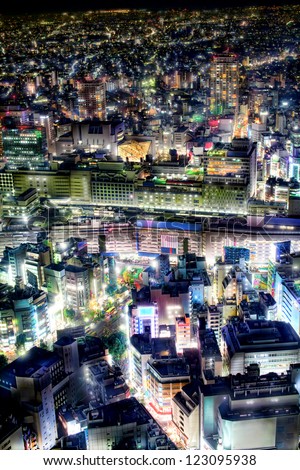 night view in Tokyo 2