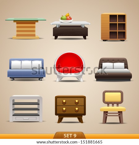 Furniture icons-set 9 Furniture icons-set 9