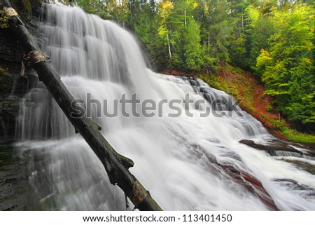 Agate Falls in the Upper Peninsula of Michigan