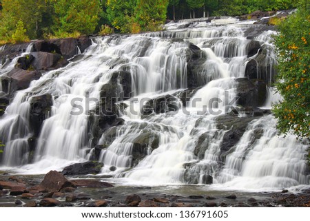 Bond Falls is a beautiful waterfall in the upper peninsula of Michigan