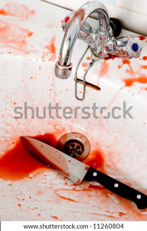 Knife In Sink