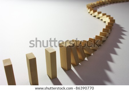 Dominoes Falling