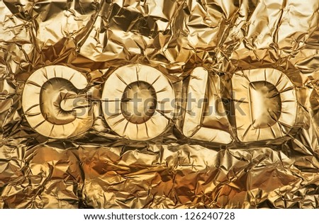 Golden sign - Gold