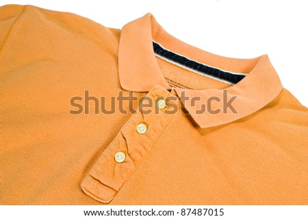 Orange polo shirts, casual wear for men in general.