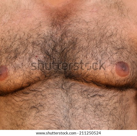 Close up of a hairy skin