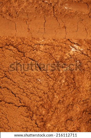 Close up of earth soil texture