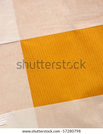 Masking tape with paper
