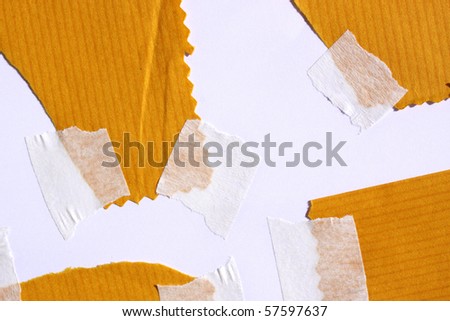 Masking tape with paper