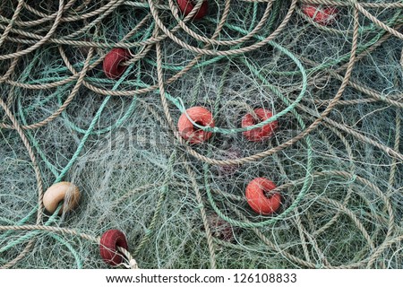 Fishing net background / Fishing net