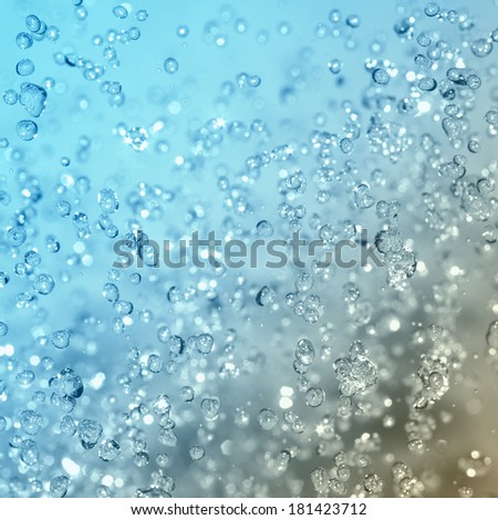 texture spray water and drops