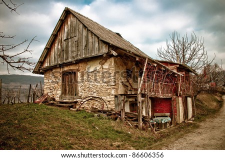 mountain rural croatia lodge area old shutterstock search