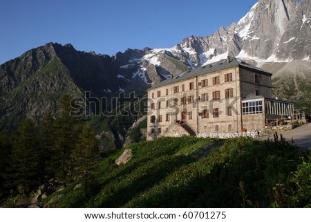 Mer de Glace Hotel in the French Alps