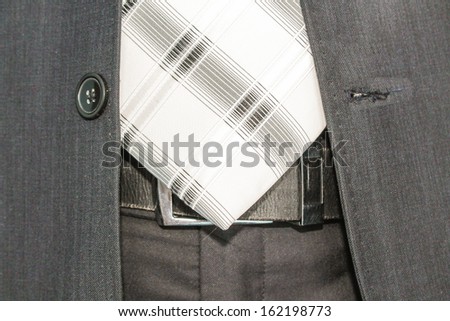 Macro suit and tie