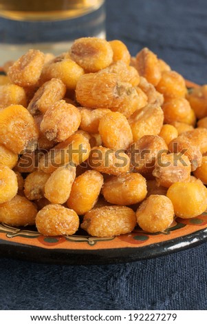 Corn Nuts a roasted and seasoned maize snack