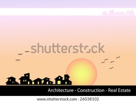 real estate brochure cover. stock vector : Brochure Cover