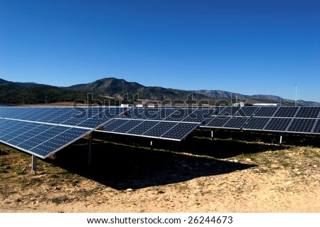 solar power tower plant. ps20 solar power tower. solar