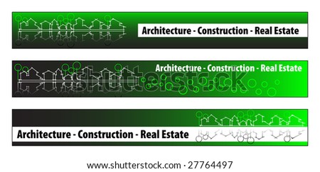 Real Estate Business Cards on Web Banner  Business Card   Real Estate  Architecture  Construction