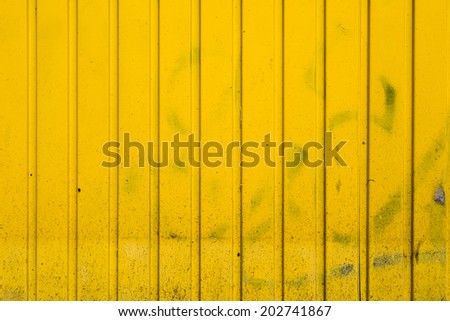 old yellow wood plank background