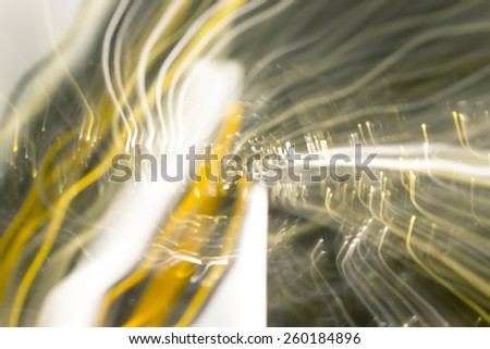 motion blurred background with bokeh, long exposure with zoom effect
