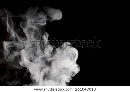 smoke with black background for overlays