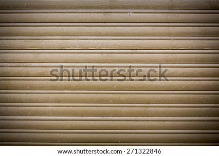 wooden roller shutter for backgrounds