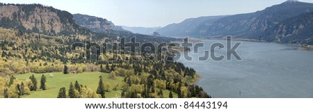 Columbia River Gorge Scenic Area Panorama
