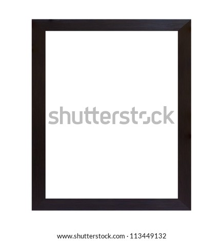 Black Wooden Frame