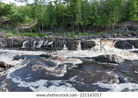 Rapids of Saint Louis River in Jay Cooke State Park