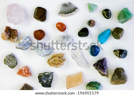 stone mineral collection