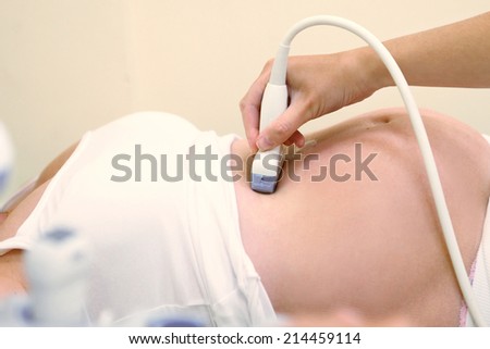 ultrasound diagnostic pregnant woman
