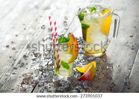 mango refreshing summer drink