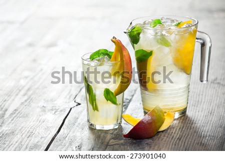 mango refreshing summer drink