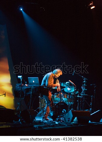 BBUDAPEST - NOVEMBER 21: Nils Petter Morvaer performs on stage at Millenaris November 21, 2009 in Budapest, Hungary