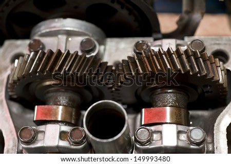 Car engine part, Engine and repair.