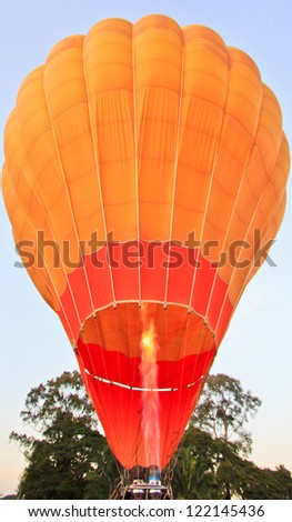 Colourful air balloon beautiful