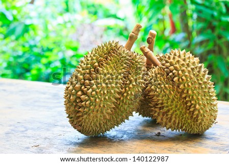 Durian Tropical fruits thailand